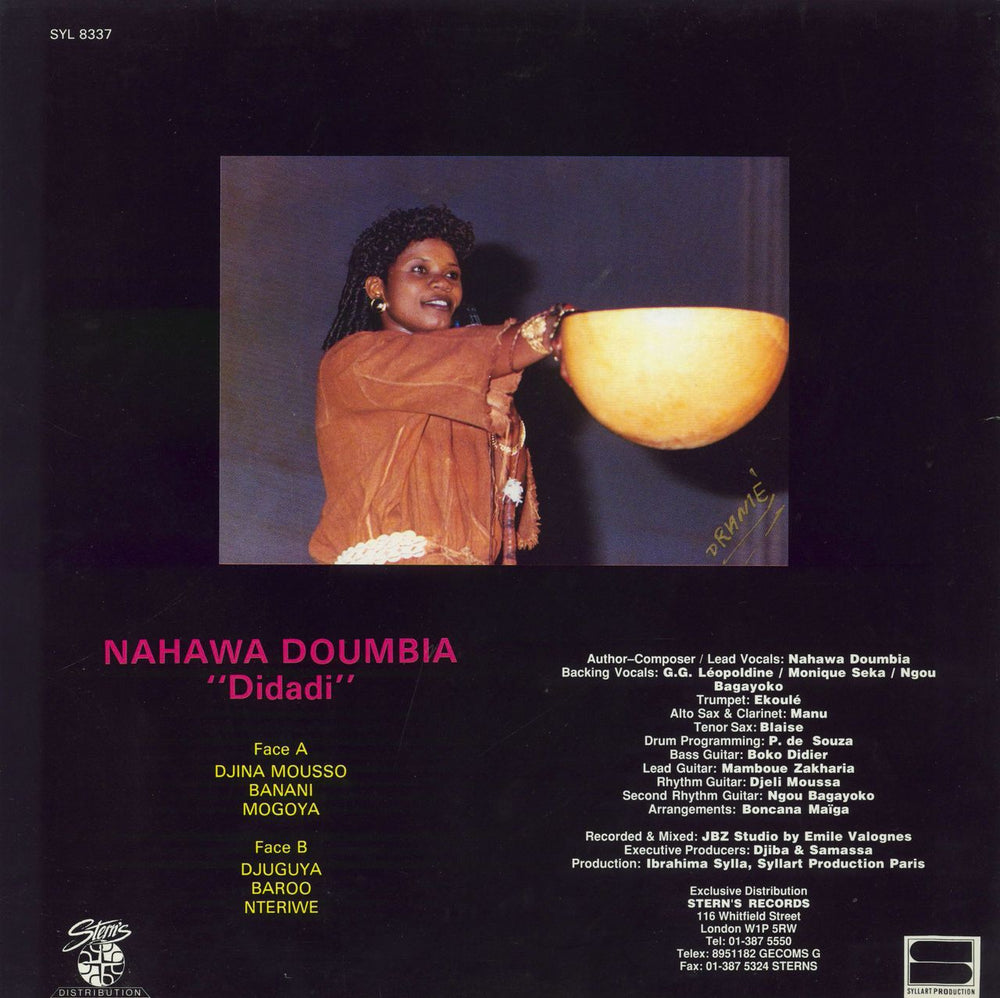 Nahawa Doumbia Didadi French vinyl LP album (LP record)