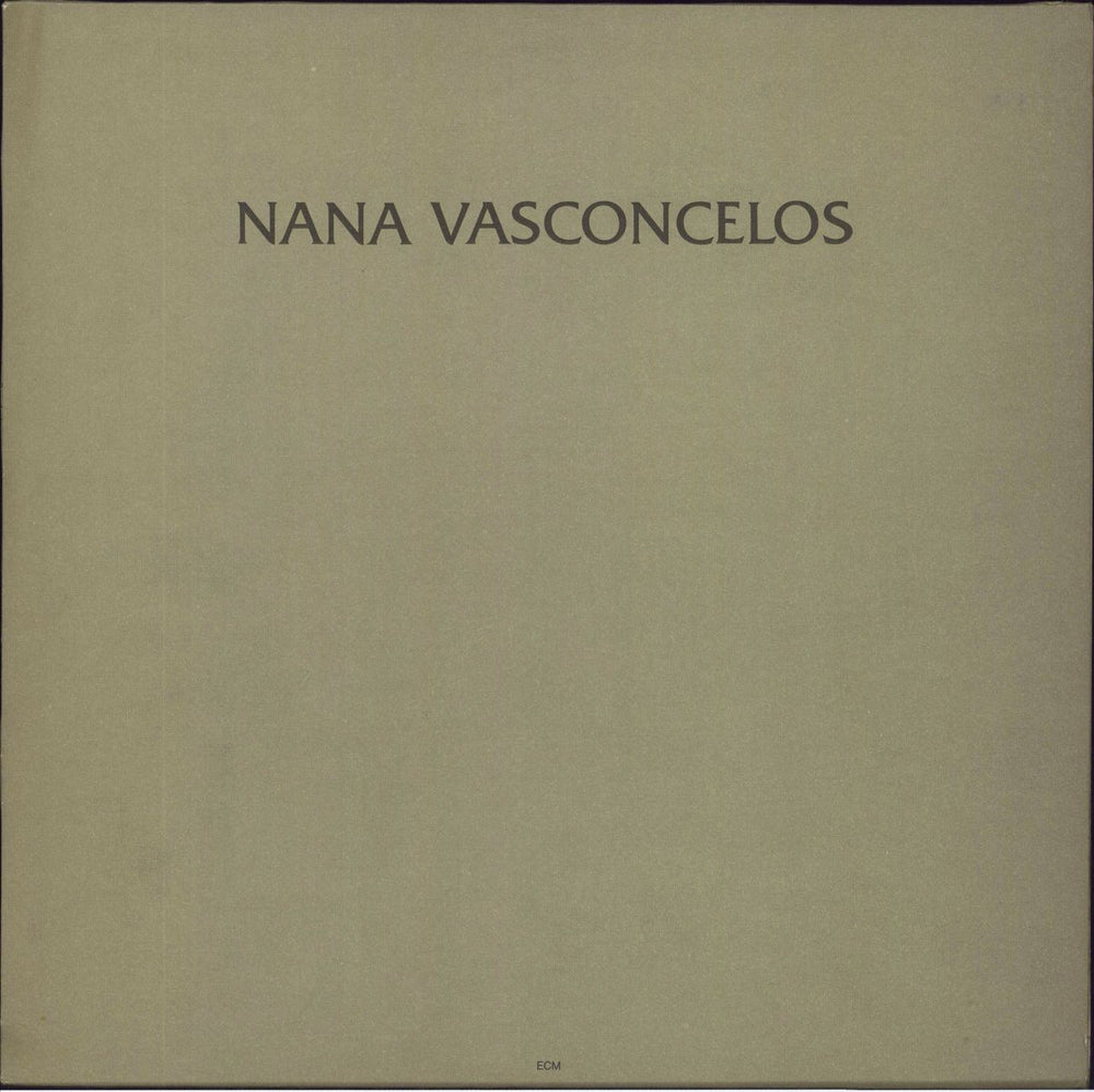 Naná Vasconcelos Saudades German vinyl LP album (LP record) ECM1147