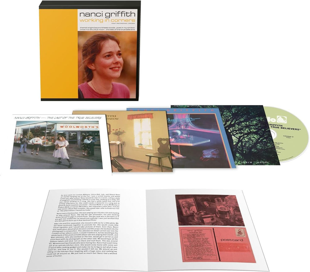 Nanci Griffith Working In Corners - Sealed Box US CD Album Box Set 00888072500976