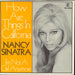 Nancy Sinatra How Are Things In California? German 7" vinyl single (7 inch record / 45) RA0968