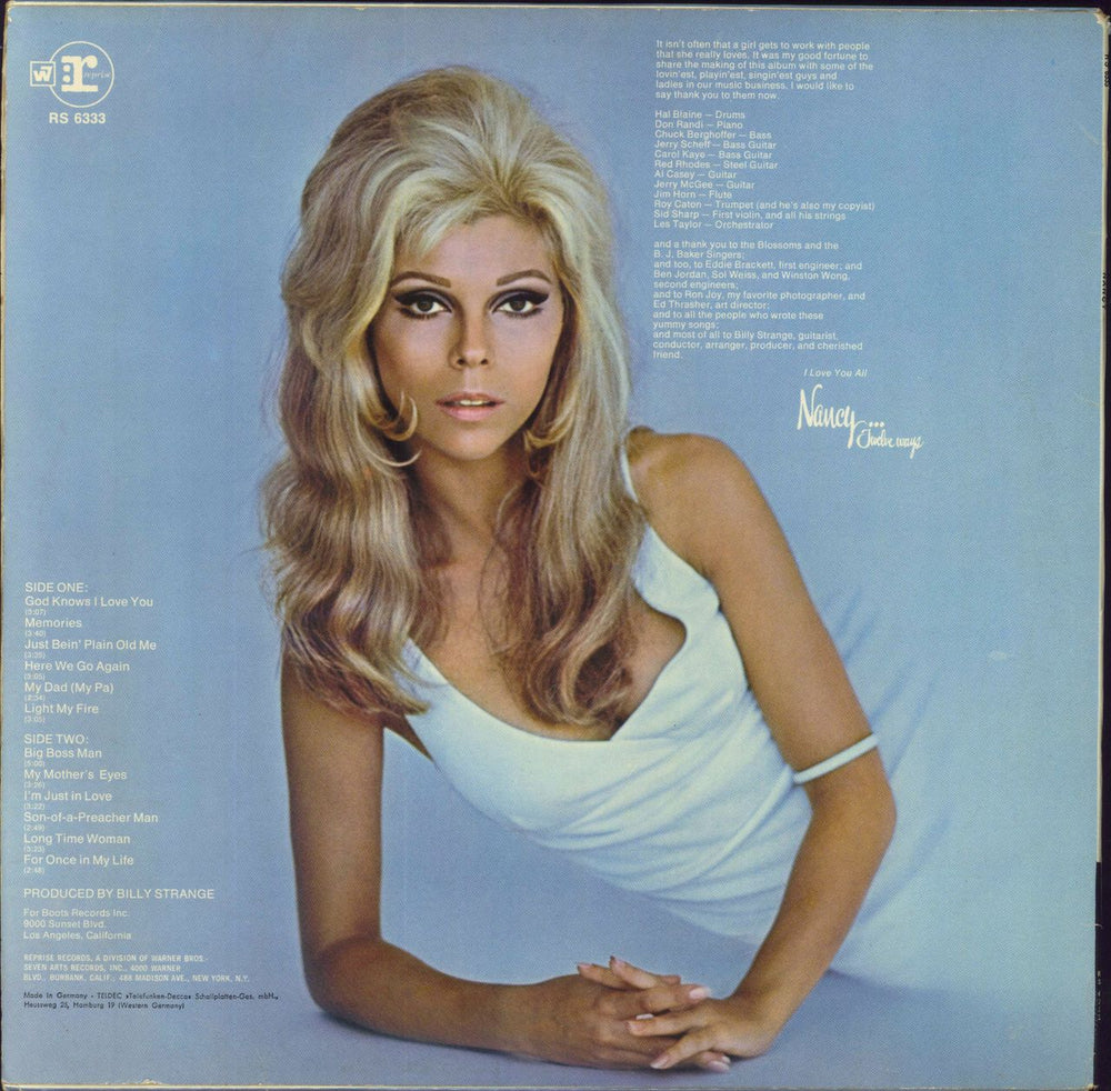 Nancy Sinatra Nancy German vinyl LP album (LP record)