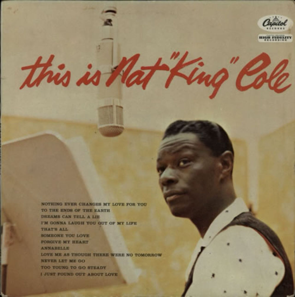 Nat King Cole This Is Nat King Cole - rainbow rim UK vinyl LP album (LP record) LCT6142