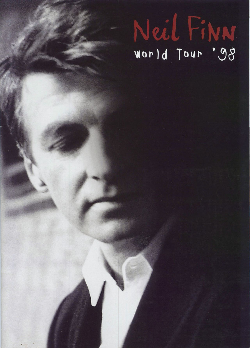 Neil Finn World Tour '98 UK tour programme PROGRAMME