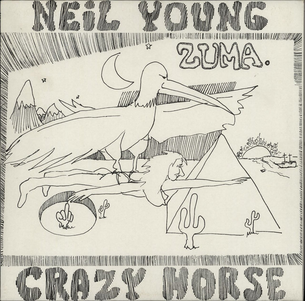 Neil Young Zuma German vinyl LP album (LP record) REP54057