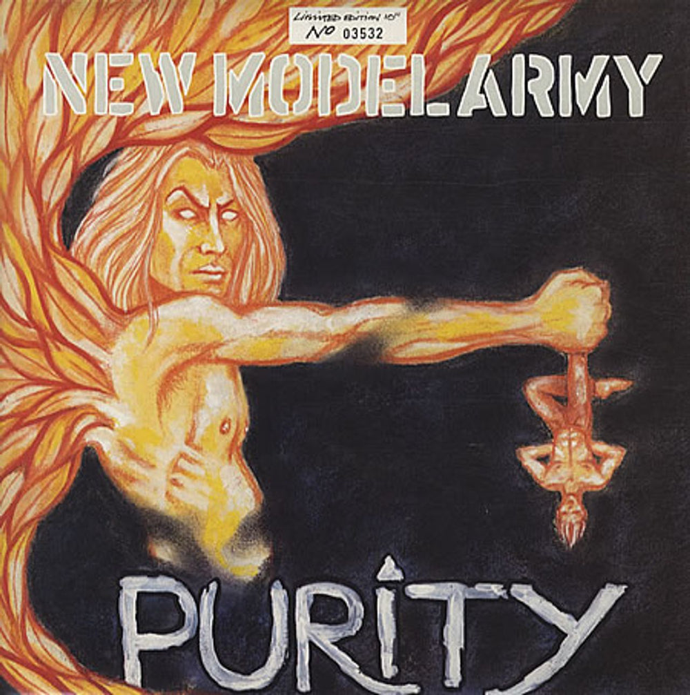 New Model Army Purity UK 10" vinyl single (10 inch record) 10NMAG11