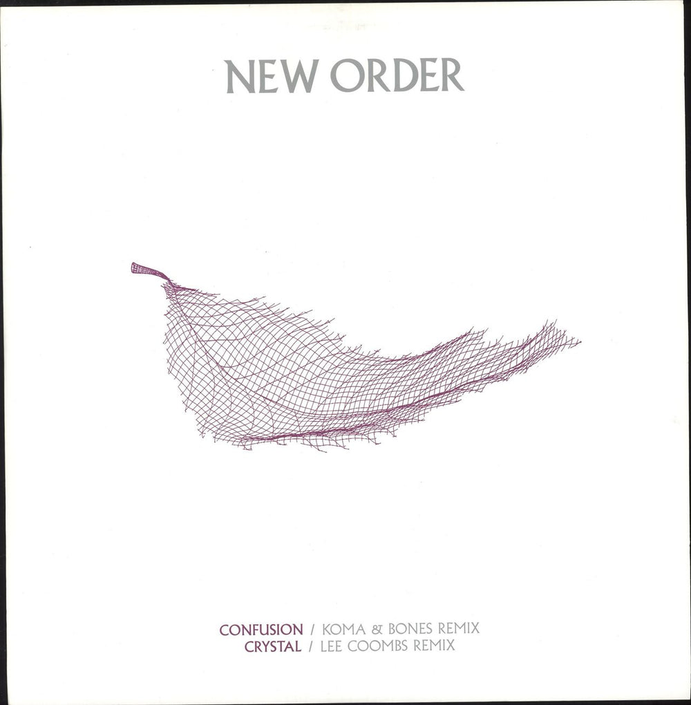 New Order Confusion / Crystal UK 12" vinyl single (12 inch record / Maxi-single) NSER009