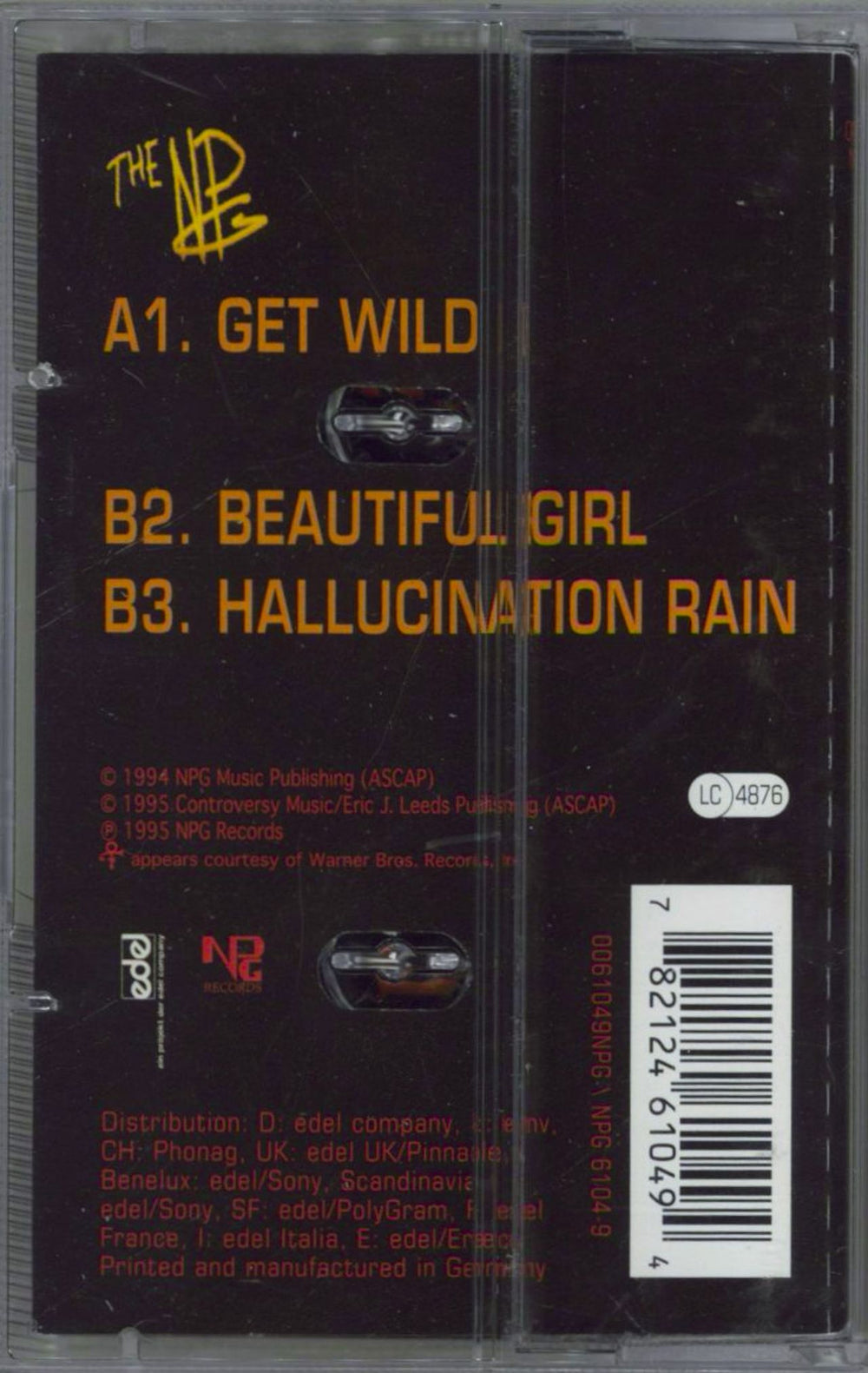 New Power Generation Get Wild UK cassette single 782124610494