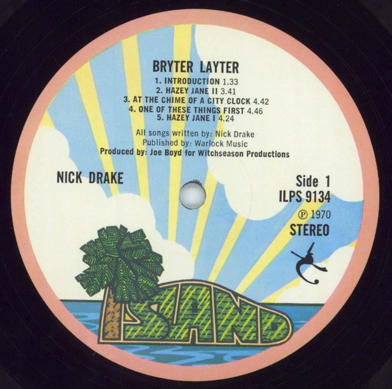 Nick Drake Bryter Layter - 1st - VG - WOS UK Vinyl LP — RareVinyl.com