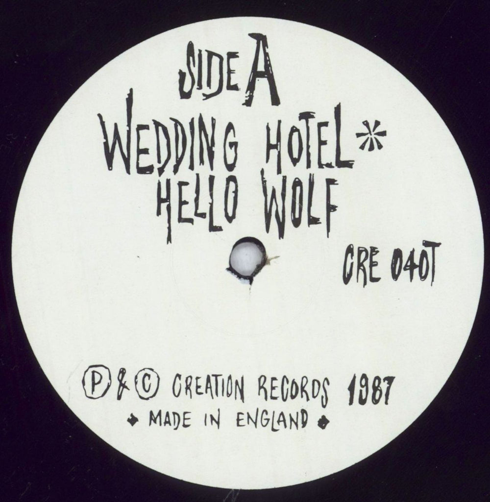 Nikki Sudden Wedding Hotel UK vinyl LP album (LP record) NSULPWE288630