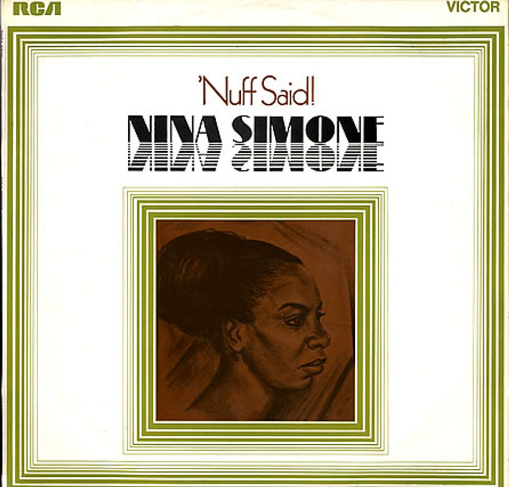 Nina Simone 'Nuff Said! UK vinyl LP album (LP record) RD7979