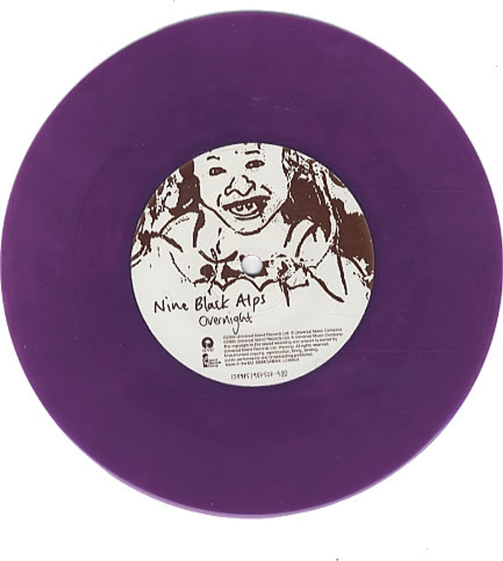 Nine Black Alps Just Friends - Purple Vinyl UK 7" vinyl single (7 inch record / 45) 9BL07JU339996