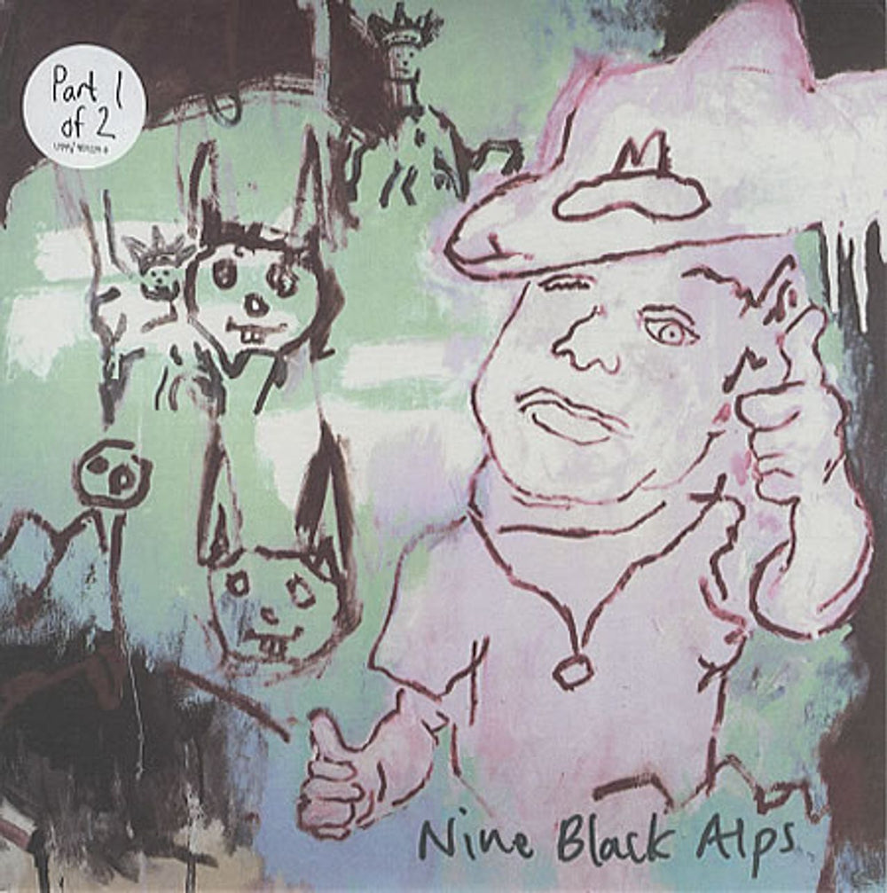 Nine Black Alps Unsatisfied - Turquoise Vinyl UK 7" vinyl single (7 inch record / 45) IS899