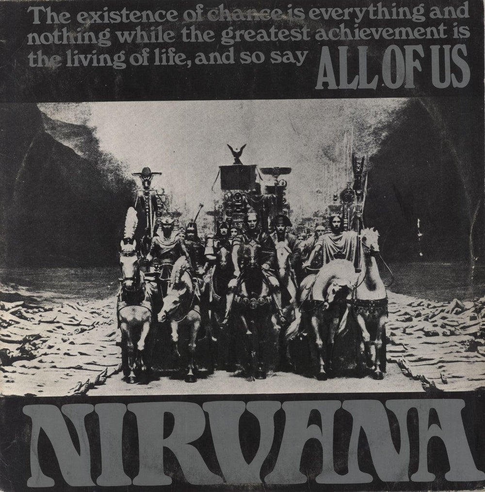 Nirvana (UK) All Of Us - 1st - VG/EX UK vinyl LP album (LP record) ILPS9087