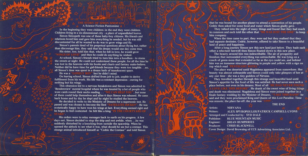 Nirvana (UK) The Story Of Simon Simopath UK vinyl LP album (LP record) 1967