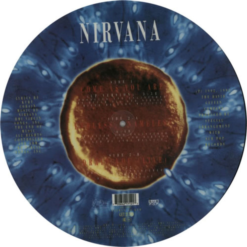 Nirvana (US) Come As You Are German 12" vinyl picture disc (12 inch picture record) NIR2PCO02163