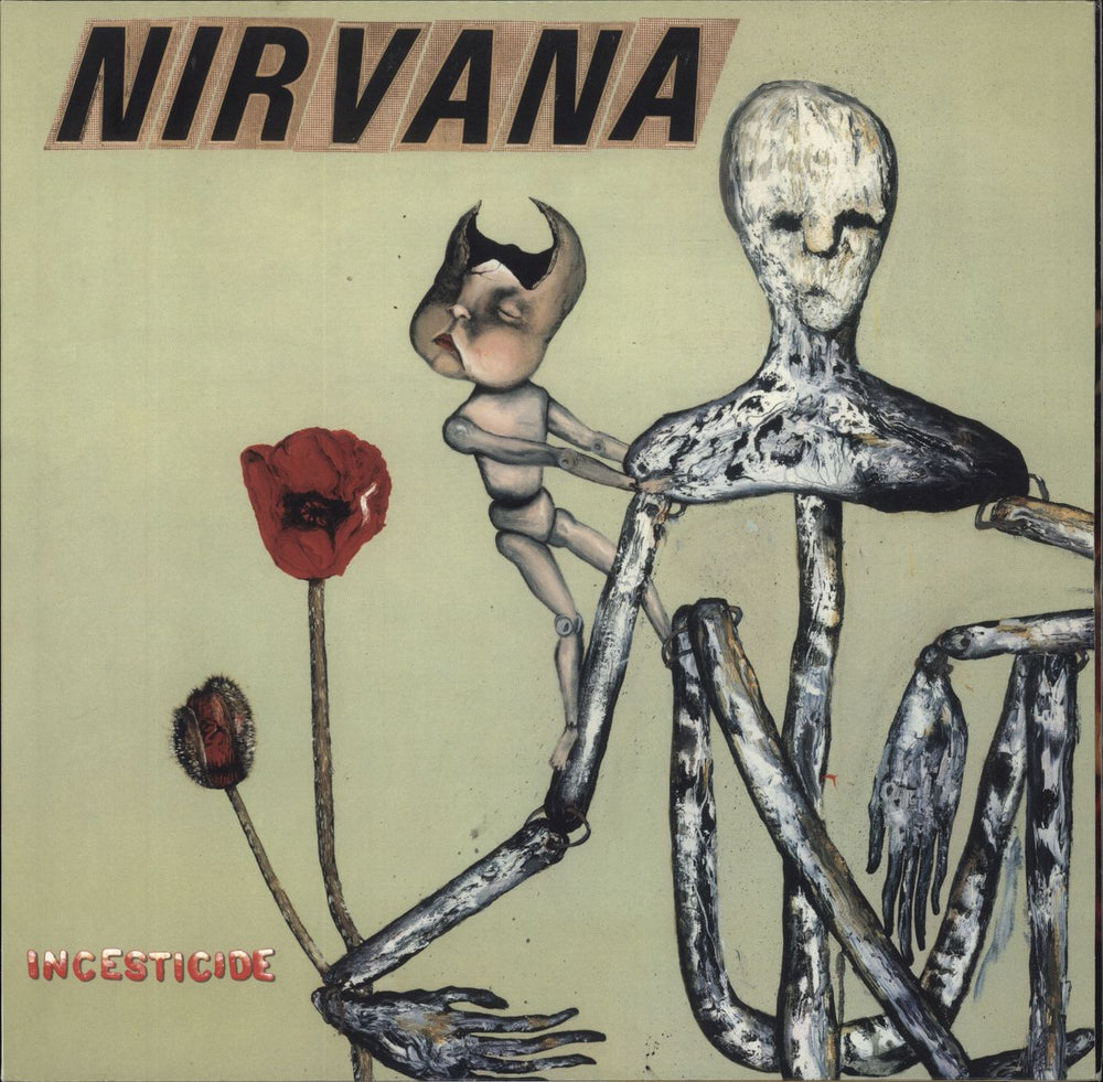 Nirvana (US) Incesticide - 200gm US 2-LP vinyl record set (Double LP Album) B0017746-01