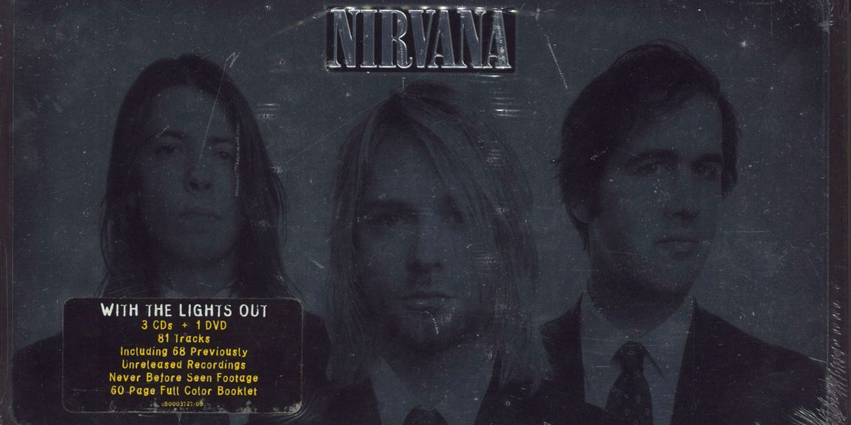 Nirvana (US) With The Lights Out - Sealed US 3-disc CD/DVD Set