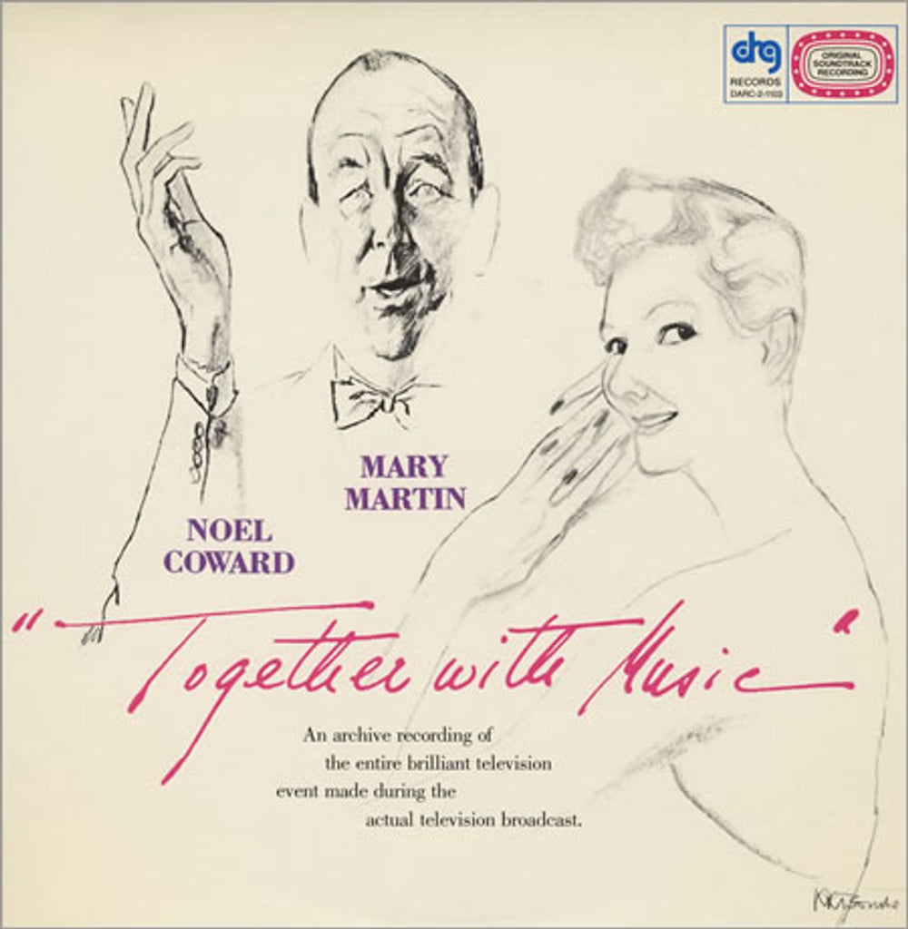 Noël Coward Together With Music US 2-LP vinyl record set (Double LP Album) DARC-2-1103