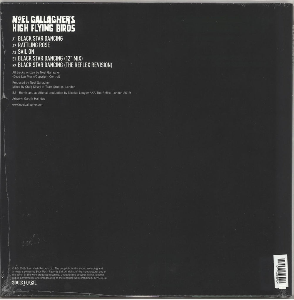 Noel Gallagher Black Star Dancing - Sealed UK 12" vinyl picture disc (12 inch picture record) 5052945046006