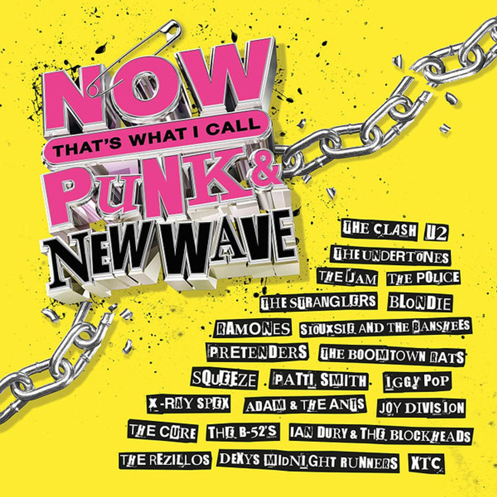 Now That's What I Call Music NOW That's What I Call Punk & New Wave - Pink Vinyl - Sealed UK 2-LP vinyl record set (Double LP Album) LPNNNOW122