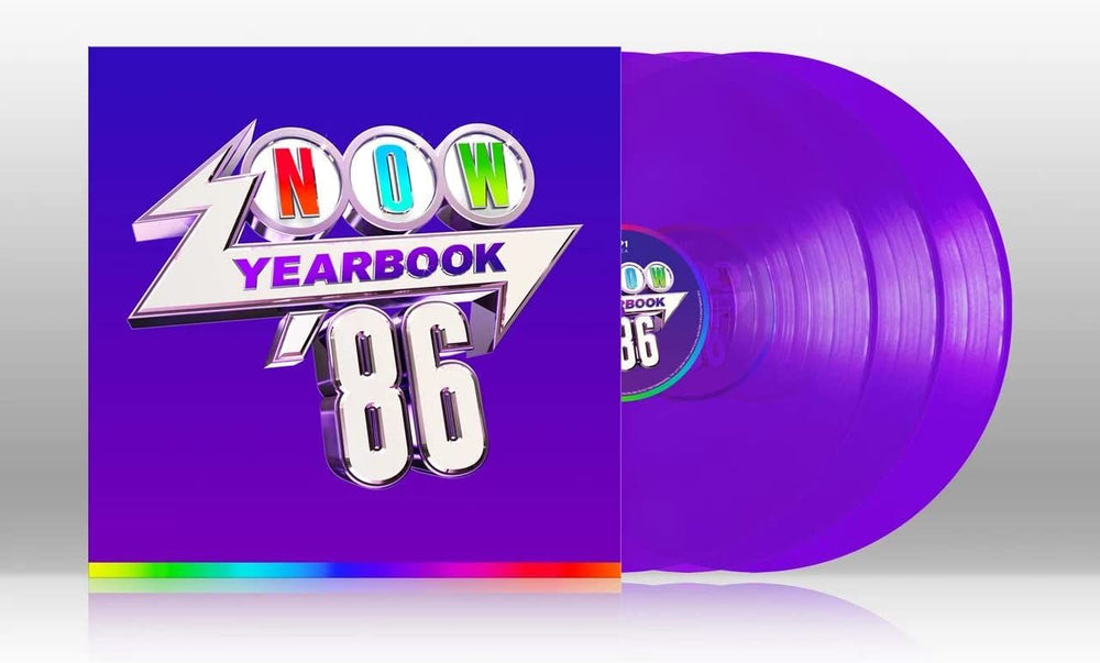 Now That's What I Call Music NOW Yearbook '86 - Purple Vinyl - Sealed UK 3-LP vinyl record set (Triple LP Album) LPYBNOW86