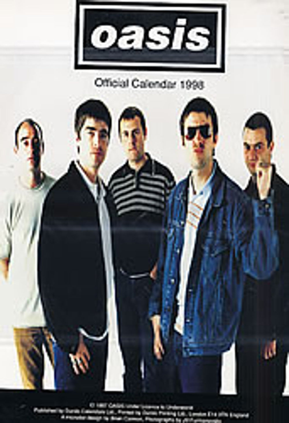 Oasis Calendar 1998 - Danilo UK calendar