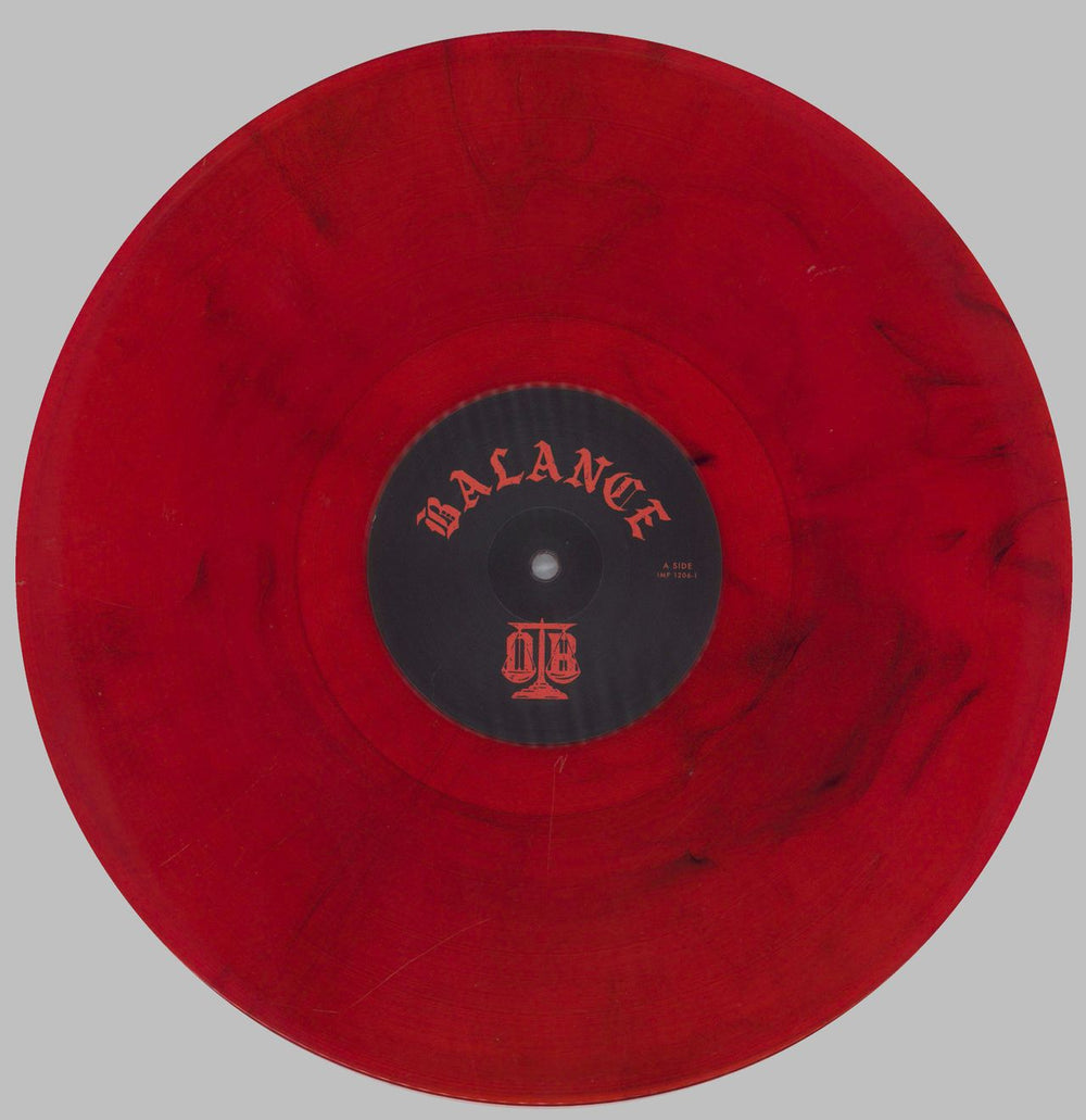 Obey The Brave Balance - Red vinyl UK vinyl LP album (LP record) QXKLPBA823444