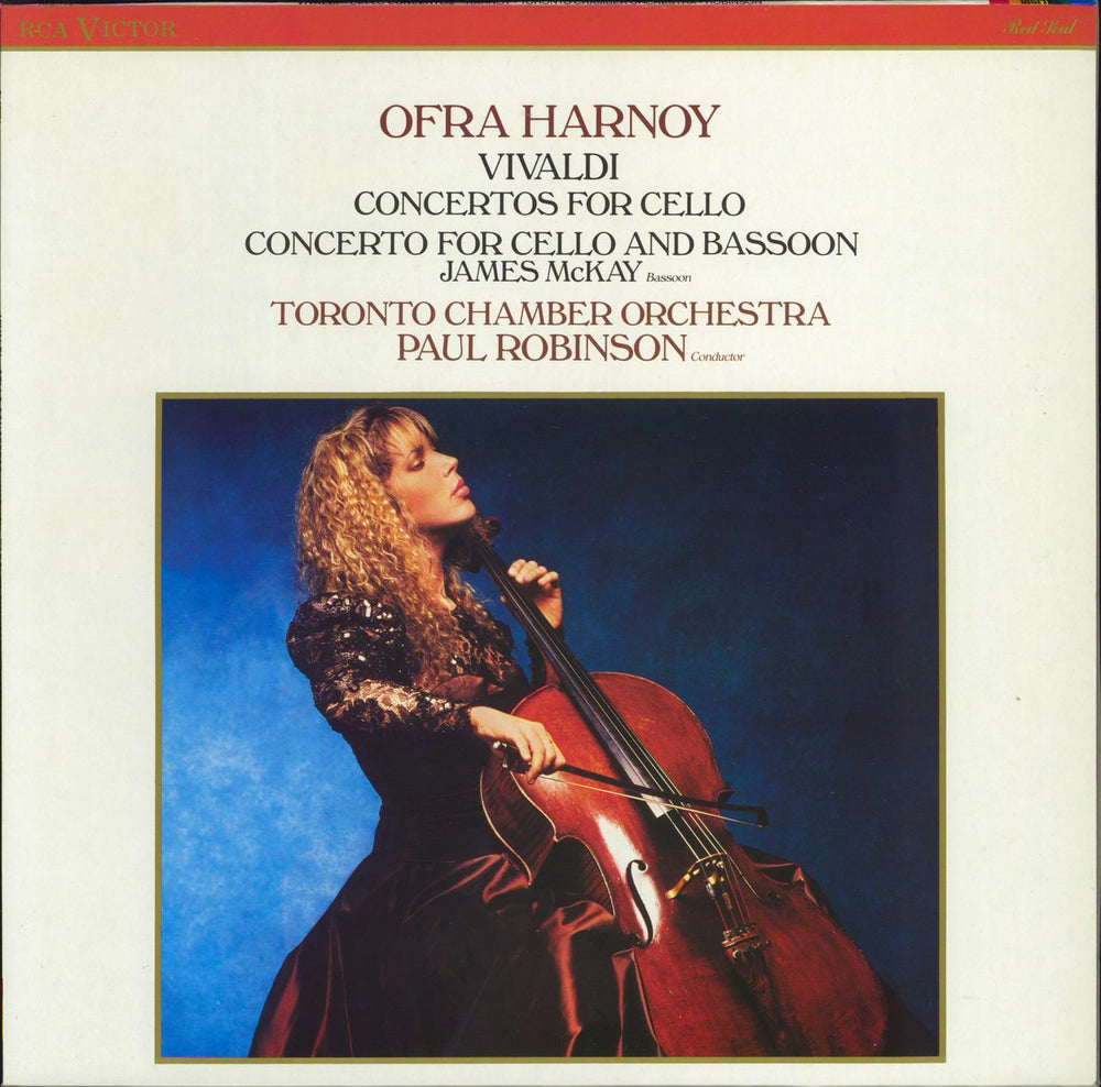 Ofra Harnoy Vivaldi Cello Concertos German vinyl LP album (LP record) RL87774