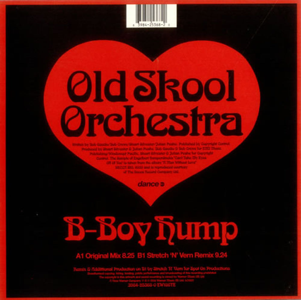 Old Skool Orchestra B-Boy Hump UK 10" vinyl single (10 inch record) OLJ10BB519334