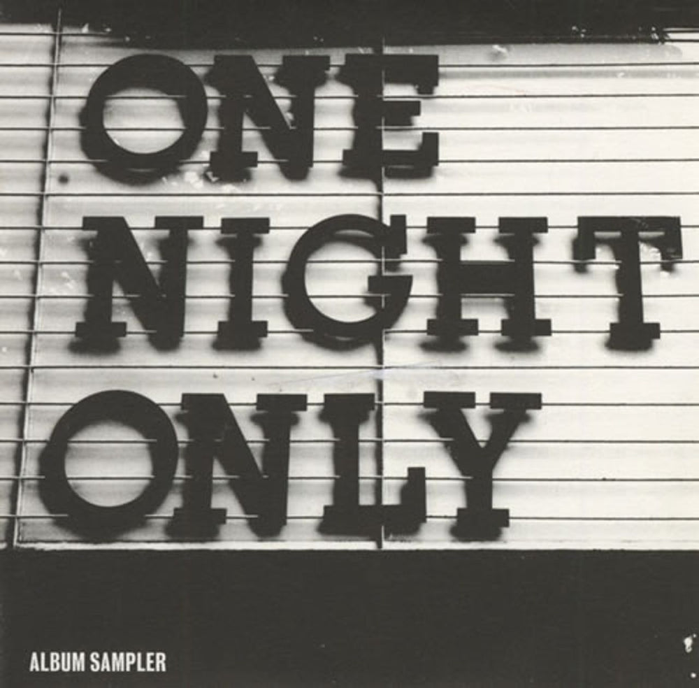 One Night Only Started A Fire UK Promo CD single (CD5 / 5") ONENIGHTCJ3