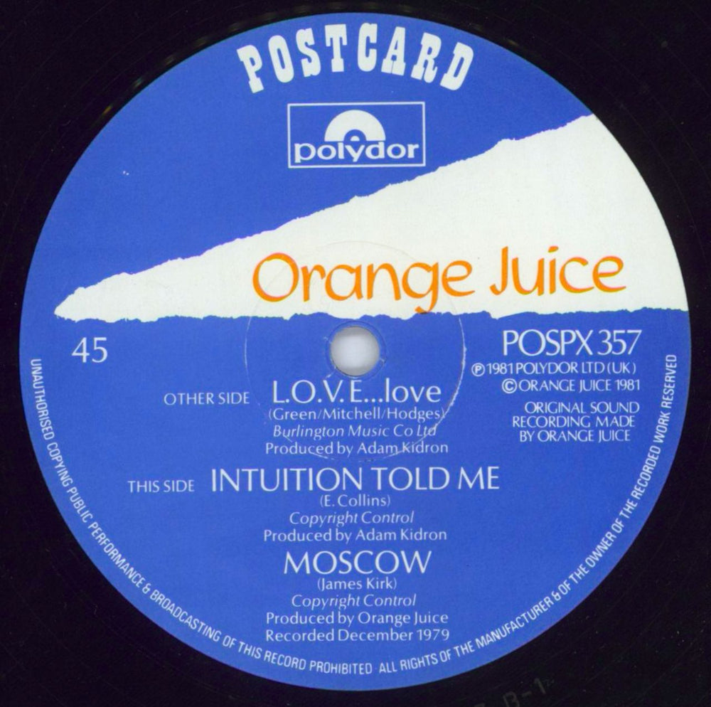 Orange Juice Love...Love UK 12" vinyl single (12 inch record / Maxi-single) ORJ12LO817120