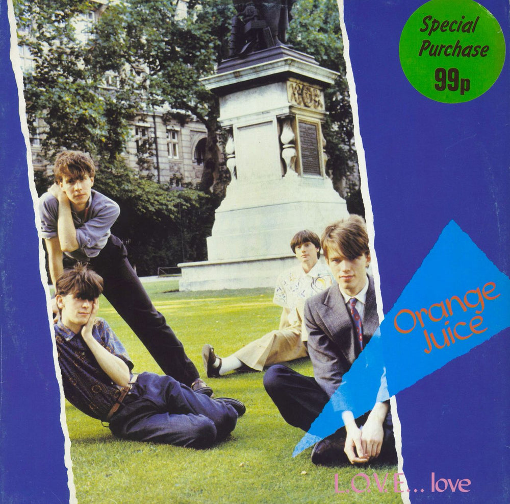 Orange Juice Love...Love UK 12" vinyl single (12 inch record / Maxi-single) POSPX357