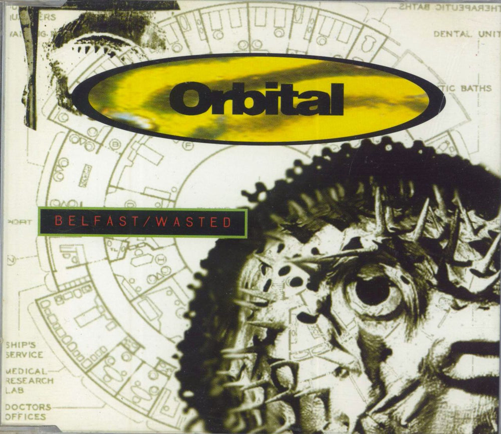 Orbital Belfast/wasted UK Promo CD single (CD5 / 5") VOLCDJ1