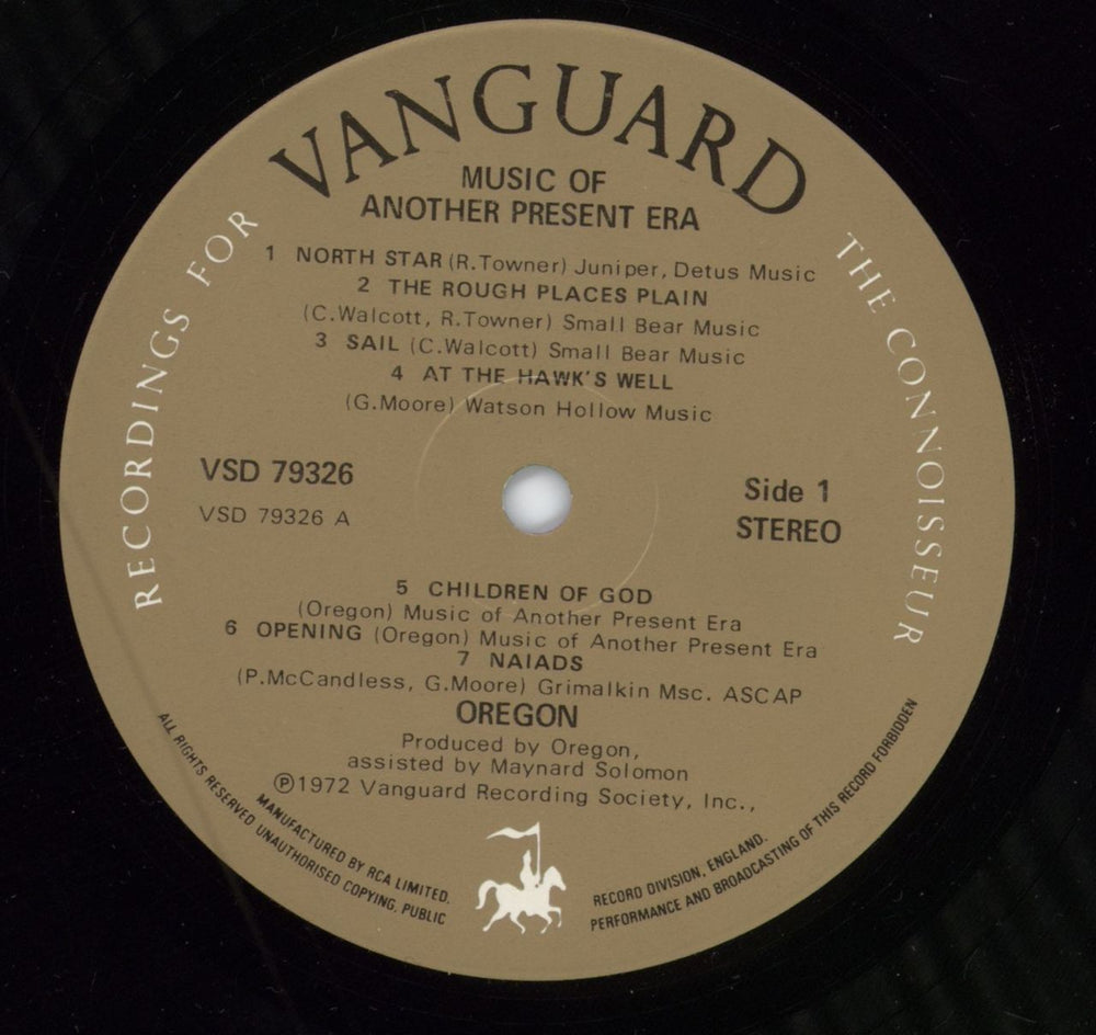 Oregon Music Of Another Present Era UK vinyl LP album (LP record)