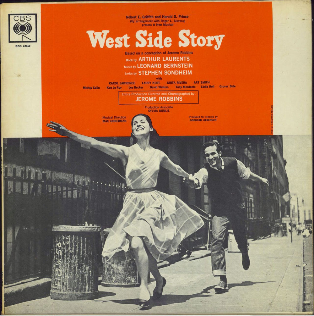 Original Cast Recording West Side Story - 1st UK vinyl LP album (LP record) BPG62060