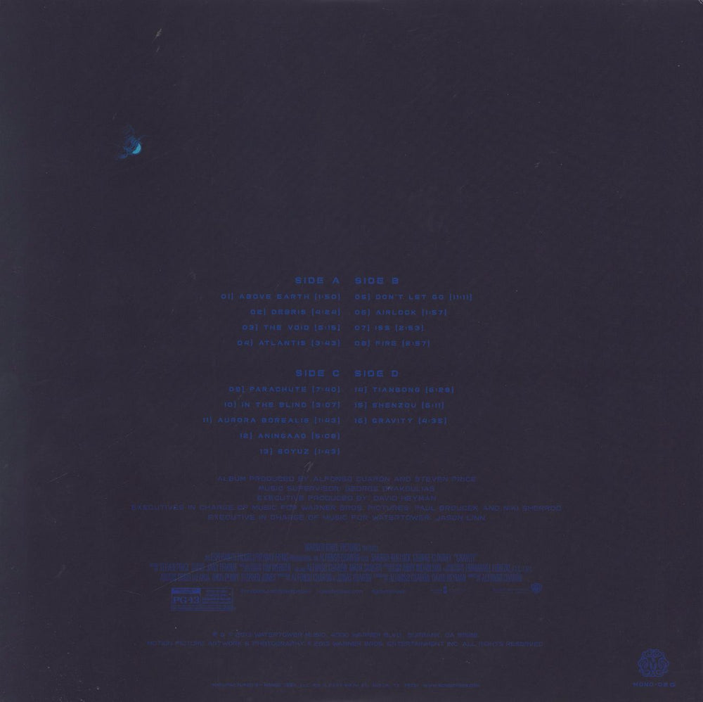 Original Soundtrack Gravity - Blue Sky/Cloud vinyl US 2-LP vinyl record set (Double LP Album)