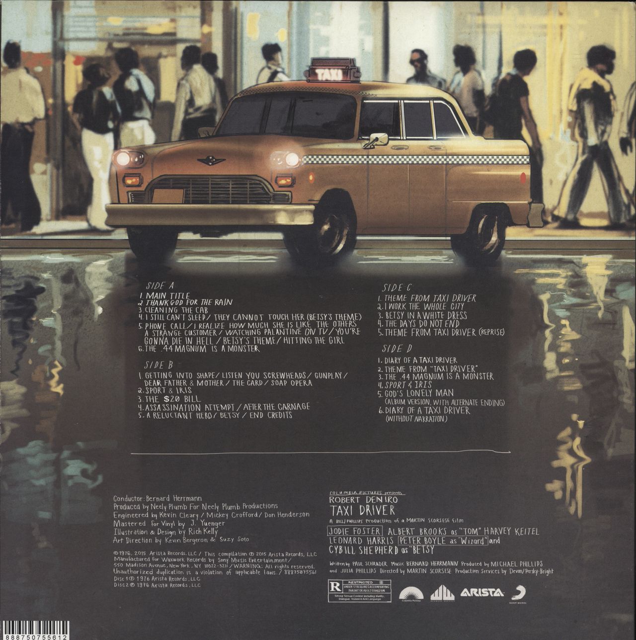 Original Soundtrack Taxi Driver 180gm Yellow Marbled Vinyl US 2-LP v — 