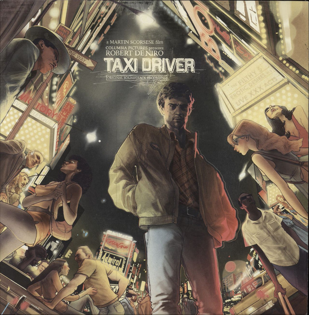 Original Soundtrack Taxi Driver - 180gm Yellow Marbled Vinyl US 2-LP vinyl record set (Double LP Album) WW015