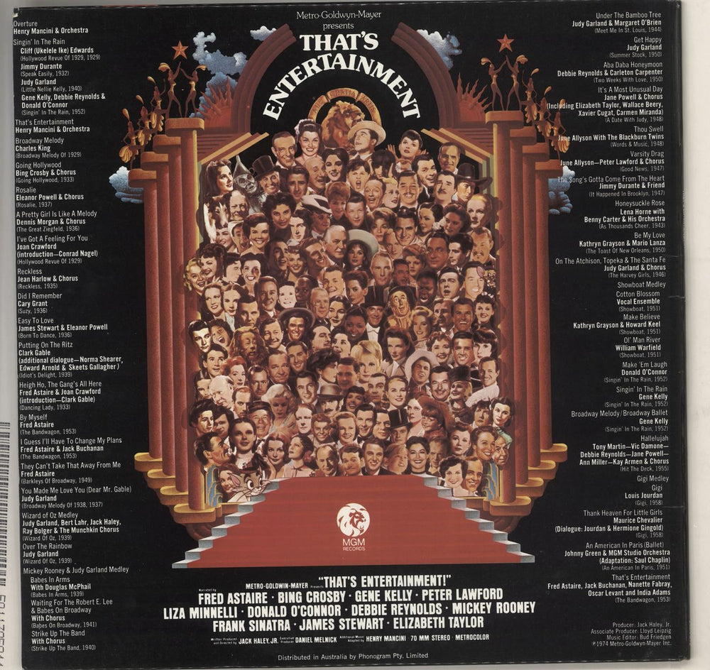 Original Soundtrack That's Entertainment Australian 2-LP vinyl record set (Double LP Album)