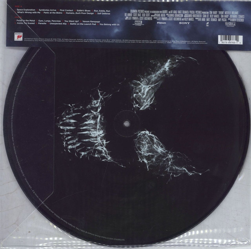 Original Soundtrack Venom [Original Motion Picture Soundtrack] UK picture disc LP (vinyl picture disc album) 190758976310