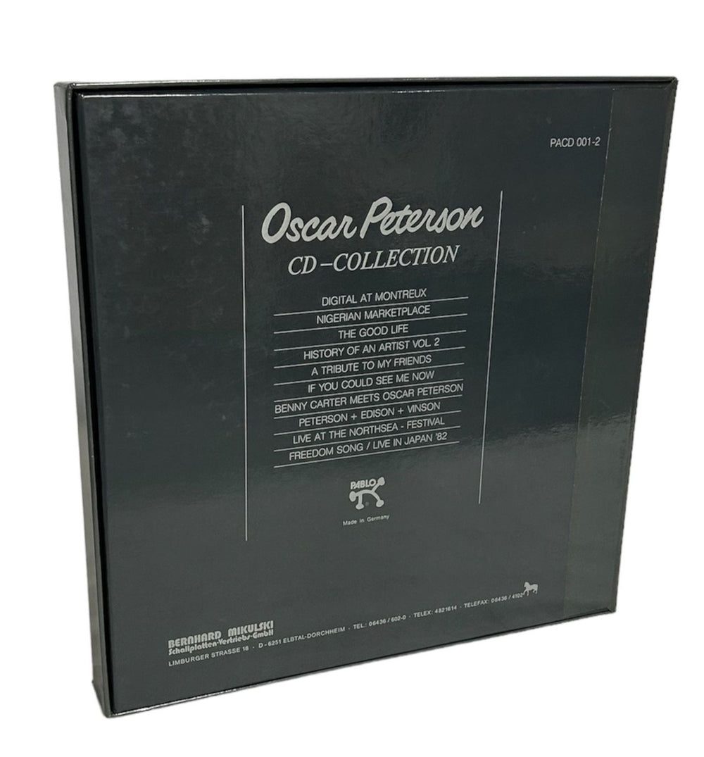 Oscar Peterson The Pablo CD Collection German CD Album Box Set OP1DXTH807846