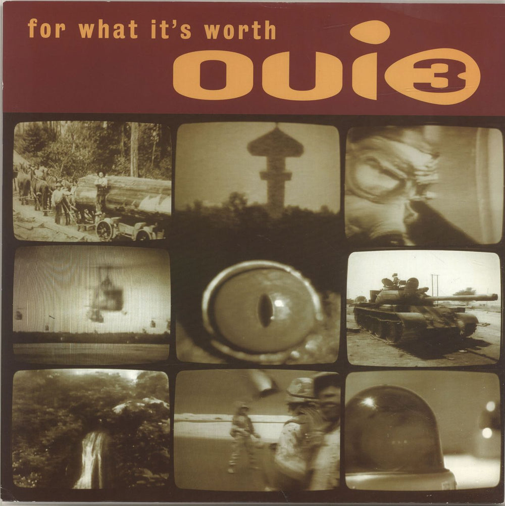 Oui 3 For What It's Worth UK 12" vinyl single (12 inch record / Maxi-single) MCST1736