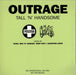 Outrage Tall 'N' Handsome UK Promo 12" vinyl single (12 inch record / Maxi-single) 12TIVDJX-64