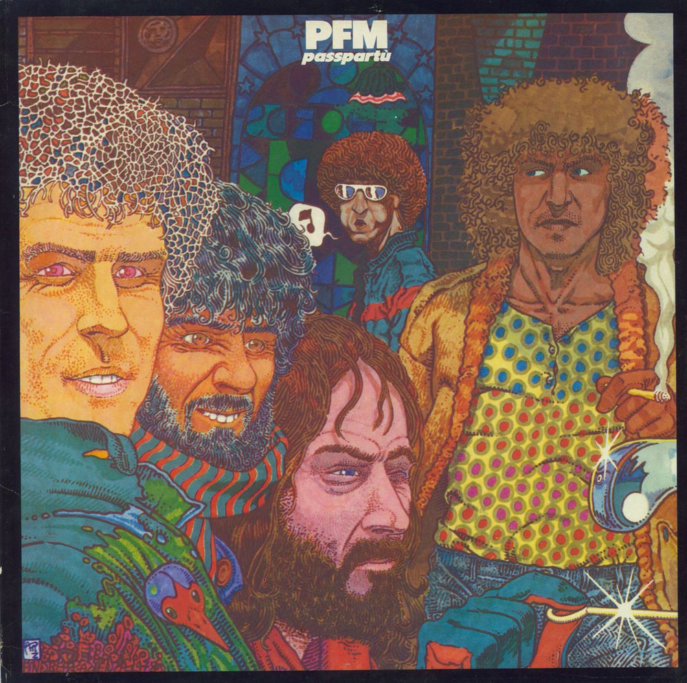 P.F.M. Passpartù Italian vinyl LP album (LP record) ZPLZ34032