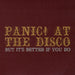 Panic At The Disco But It's Better If You Do UK Promo CD single (CD5 / 5") SAM01124