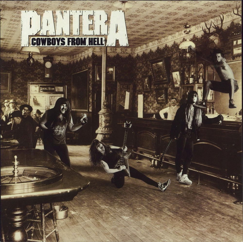 Pantera Cowboys From Hell - EX German vinyl LP album (LP record) 7567-91372-1