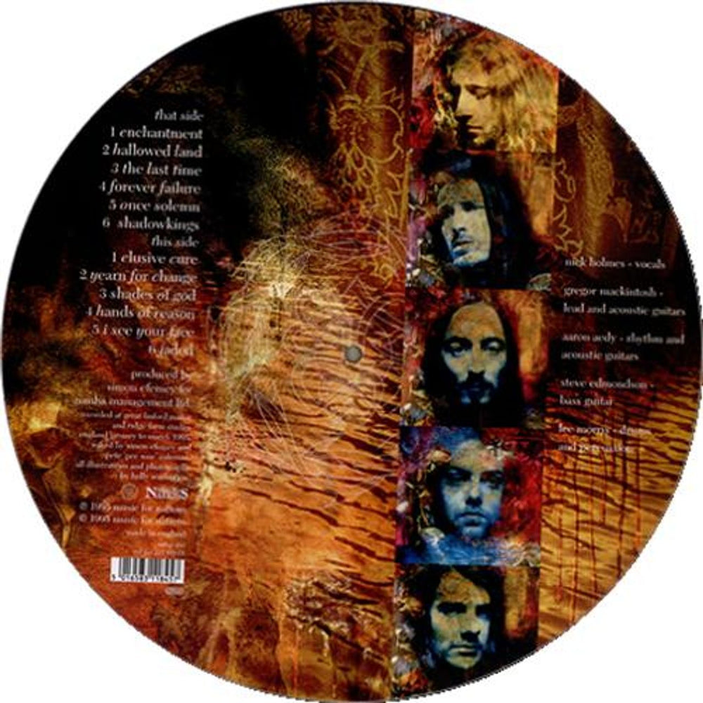 Paradise Lost Draconian Times UK picture disc LP (vinyl picture disc album) P-LPDDR53746