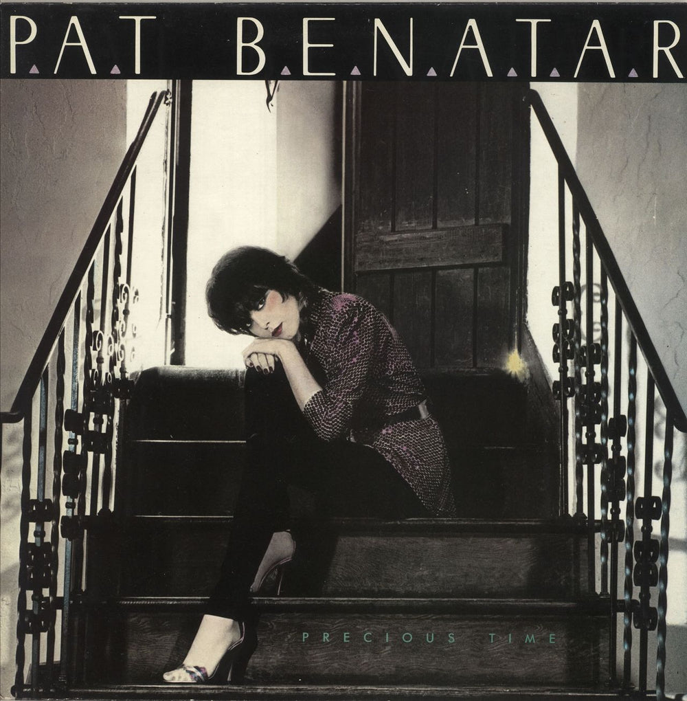 Pat Benatar Precious Time - Promo Stickered French Promo vinyl LP album (LP record) CHR1346