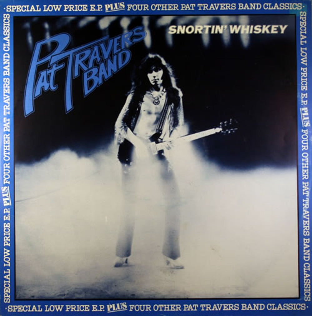 Pat Travers Snortin' Whiskey UK 12" vinyl single (12 inch record / Maxi-single) POSPX164