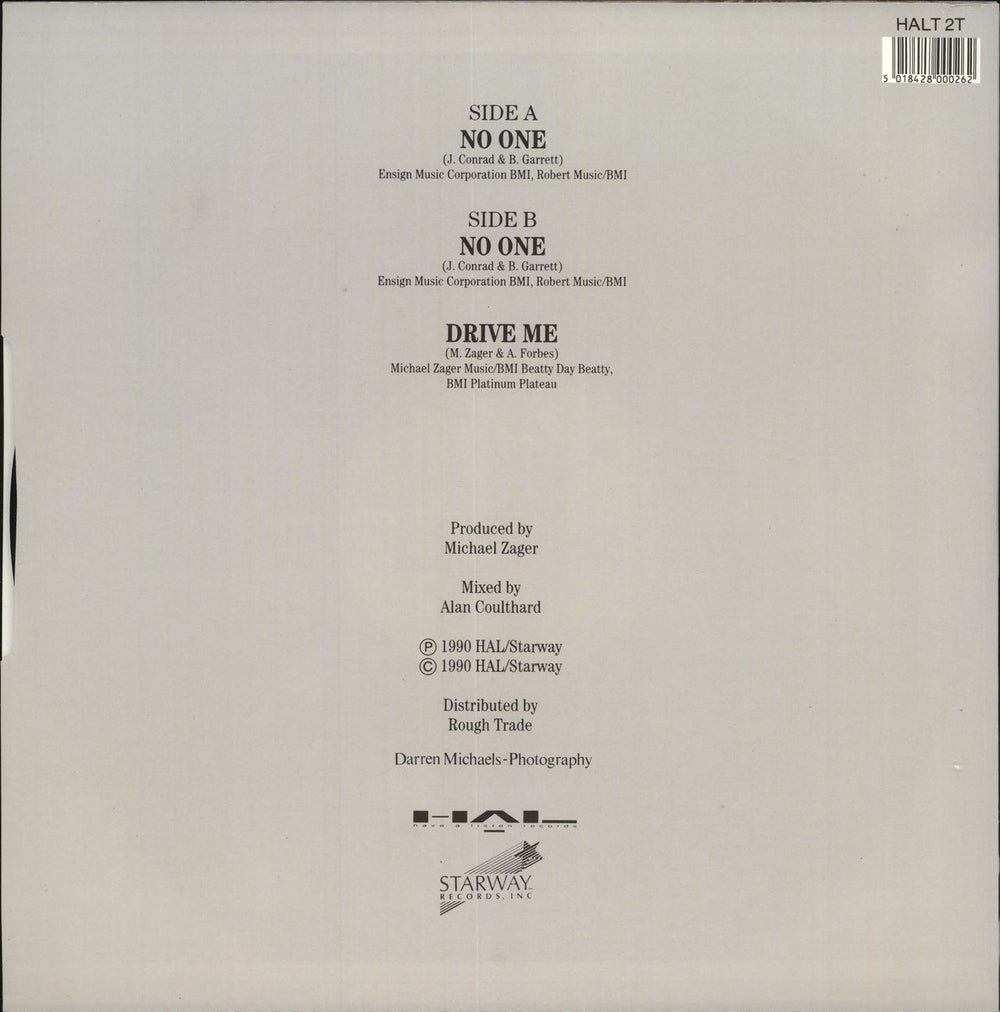 Patti Day No One UK 12" vinyl single (12 inch record / Maxi-single) 5018428000262